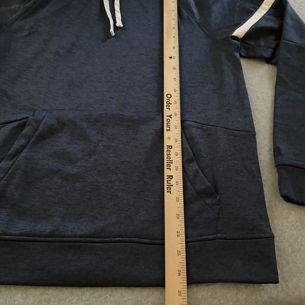 Layer 8‎ Tech Fleece Training Hoodie Men's Medium Navy Black Sweatshirt Active - Picture 5 of 10